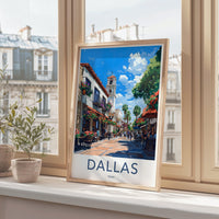 Dallas Poster - Texas Wall Art