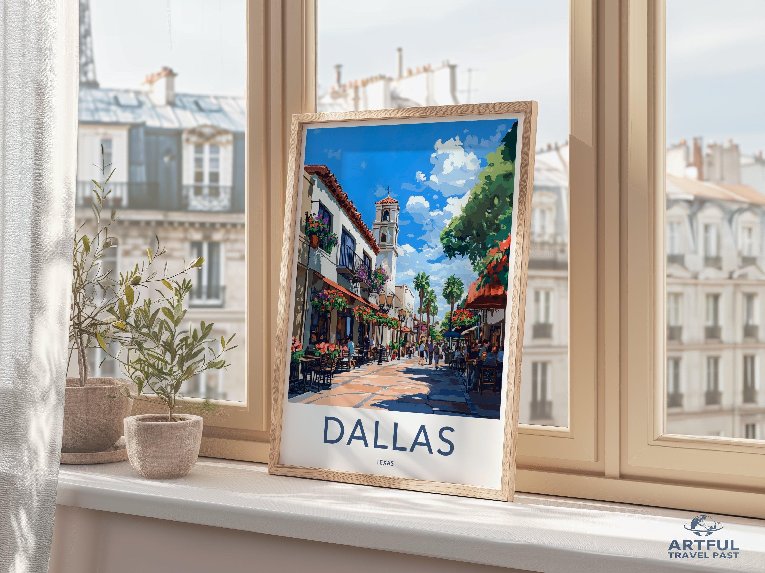 Dallas Poster - Texas Wall Art
