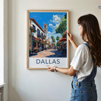 Dallas Poster - Texas Wall Art