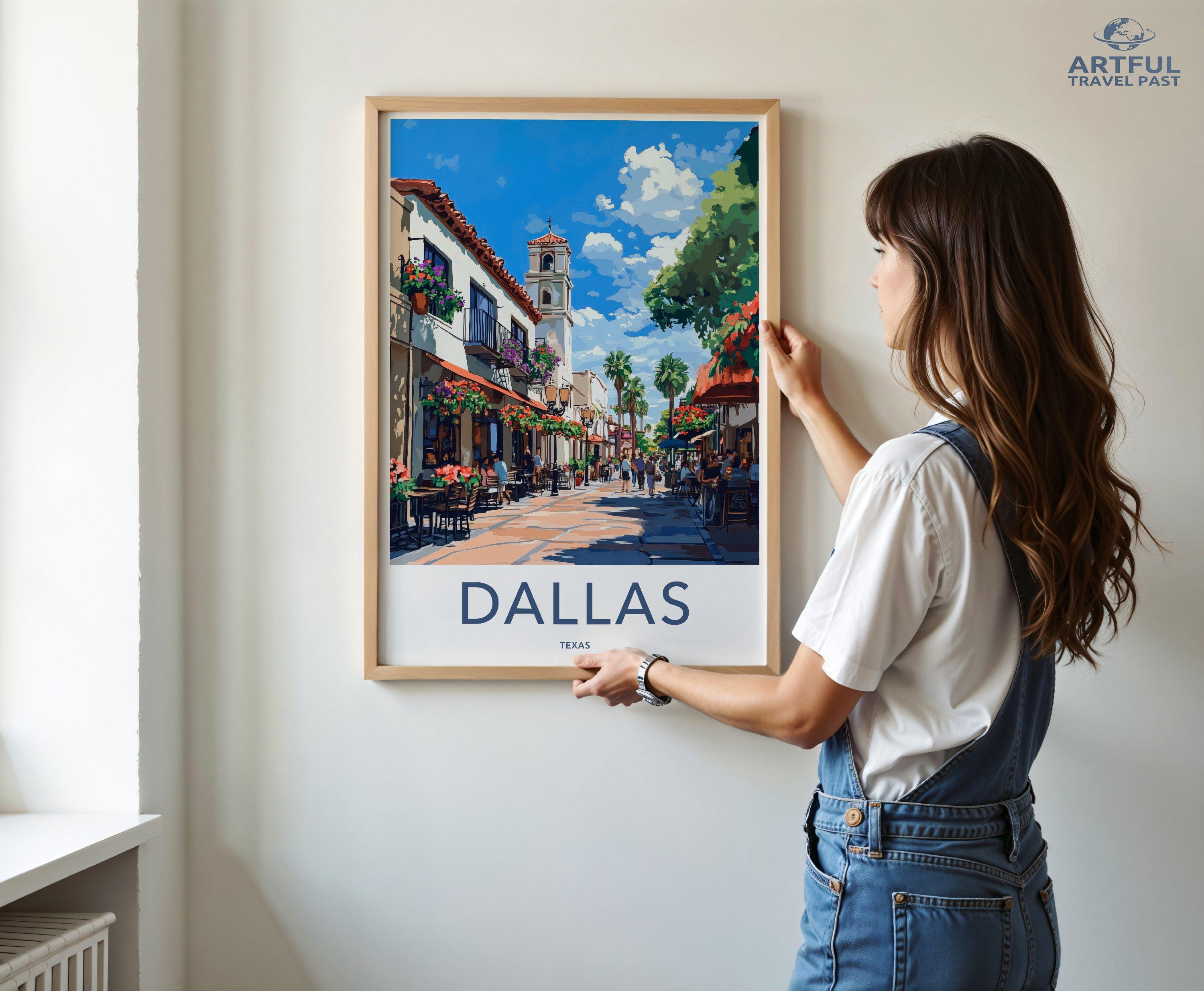 Dallas Poster - Texas Wall Art