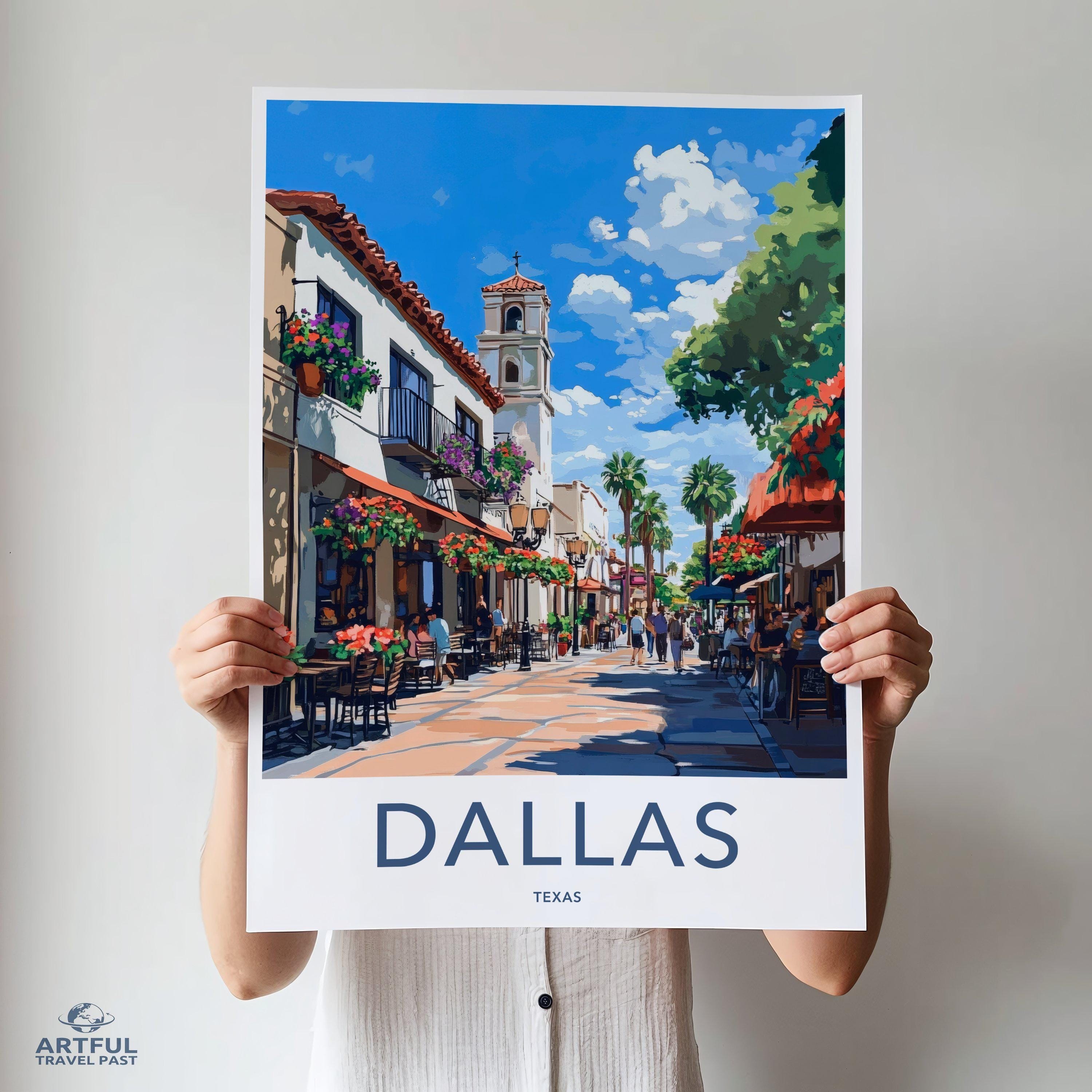 Dallas Poster - Texas Wall Art