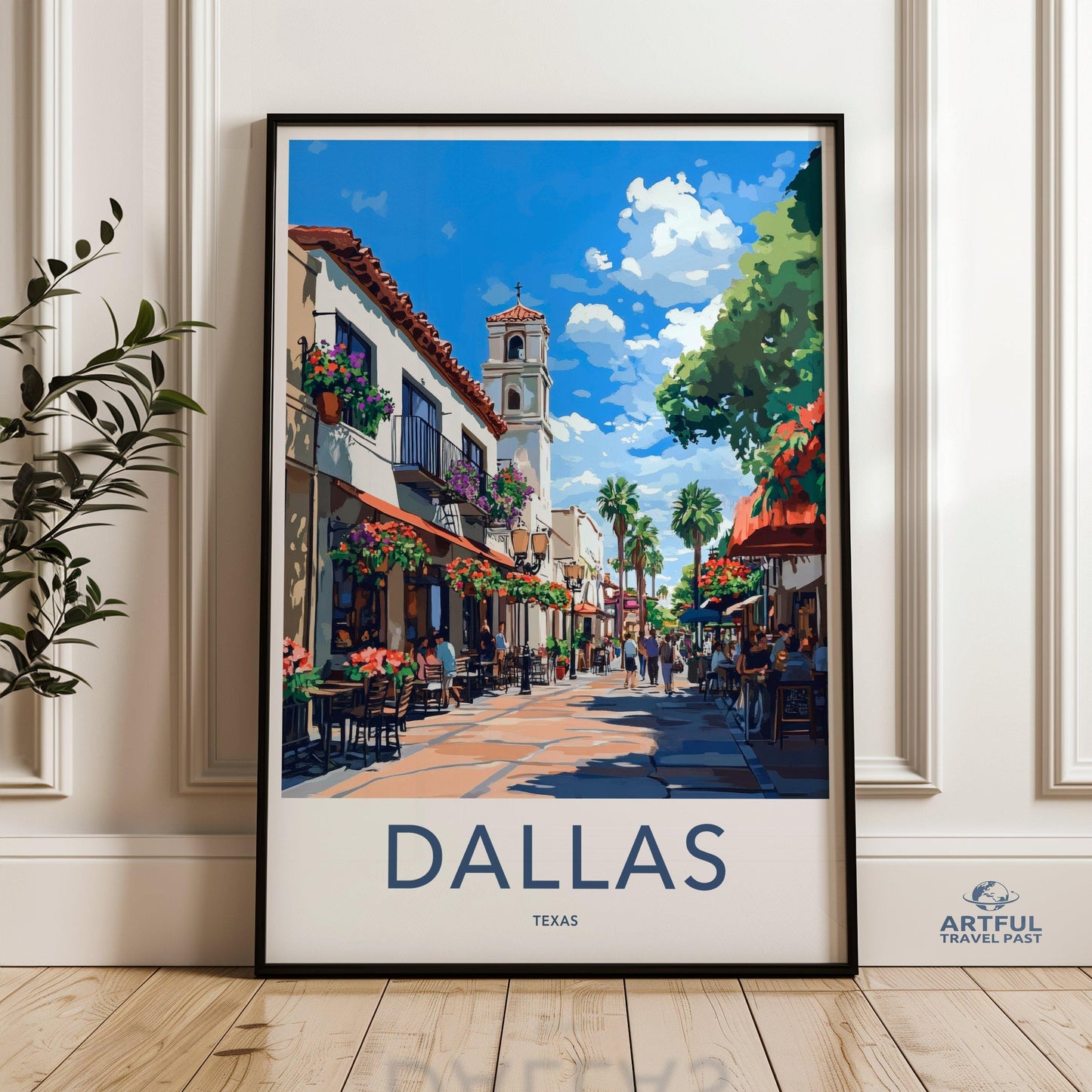Dallas Poster - Texas Wall Art