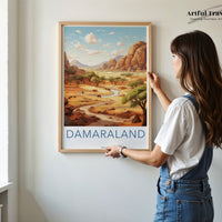 Damaraland Poster - Namibia Wall Art