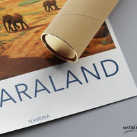 Damaraland Poster | Namibia Wall Art