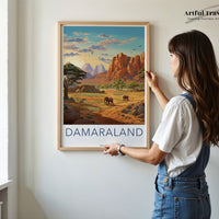 Damaraland Poster | Namibia Wall Art