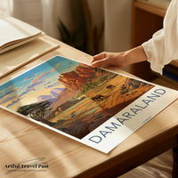 Damaraland Poster | Namibia Wall Art