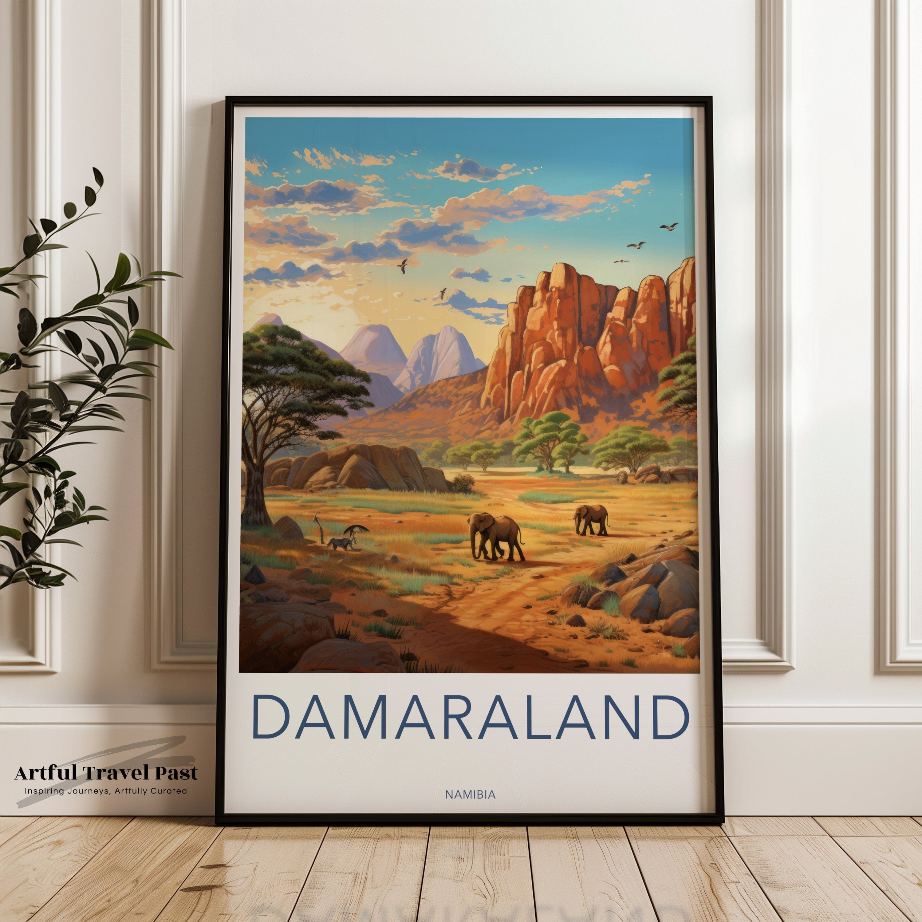 Damaraland Poster | Namibia Wall Art