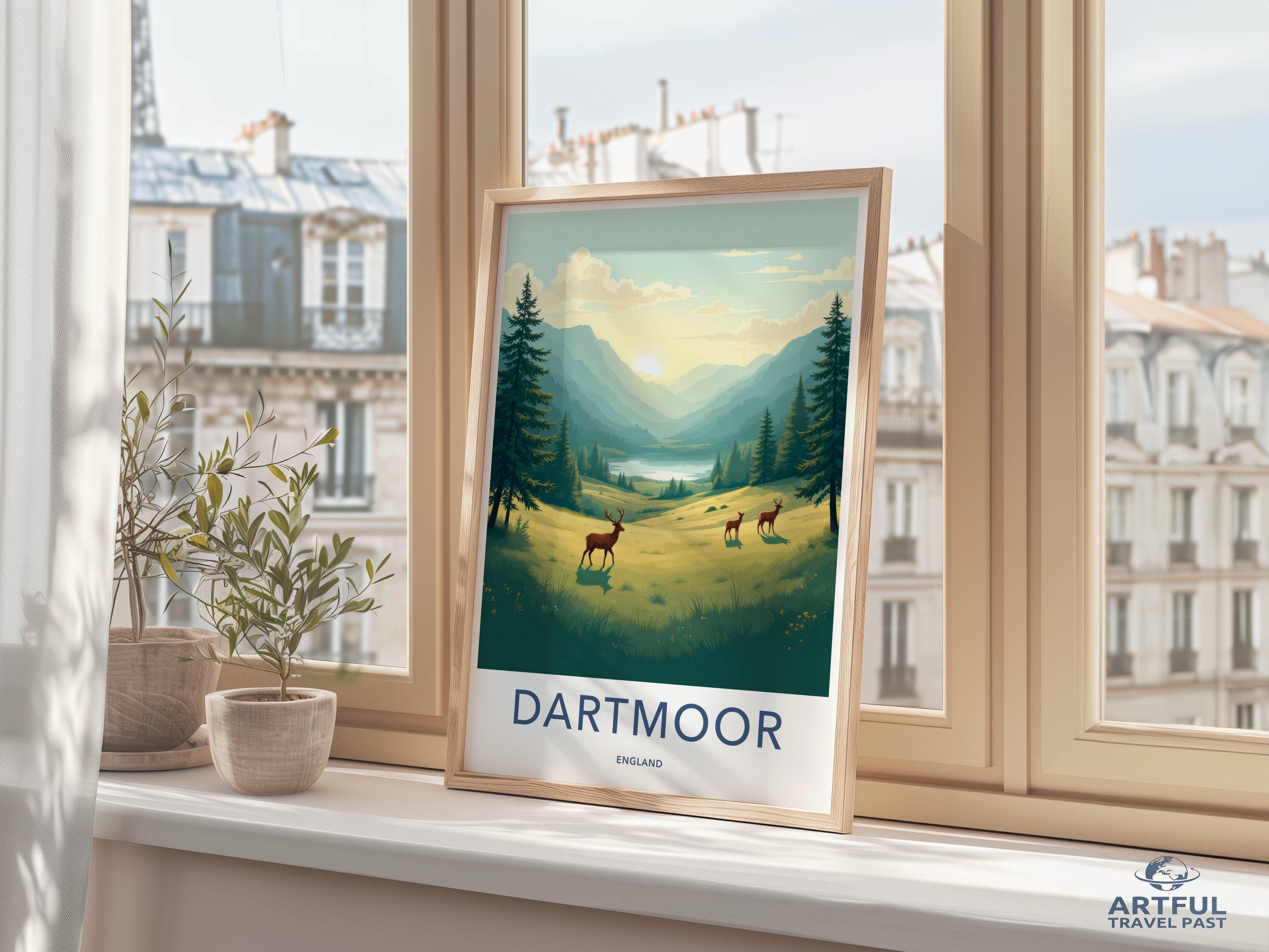 Dartmoor Poster - England Wall Art