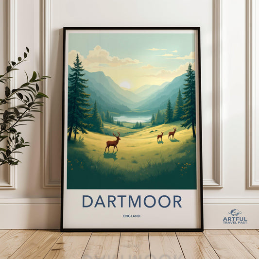 Dartmoor Poster - England Wall Art