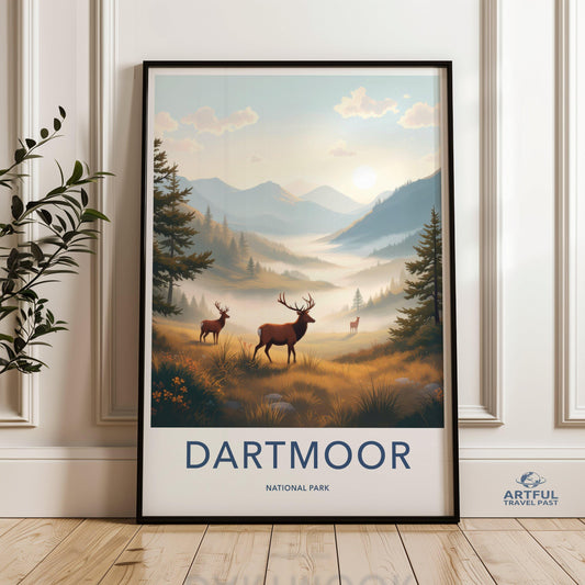 Dartmoor Poster - England Wall Art