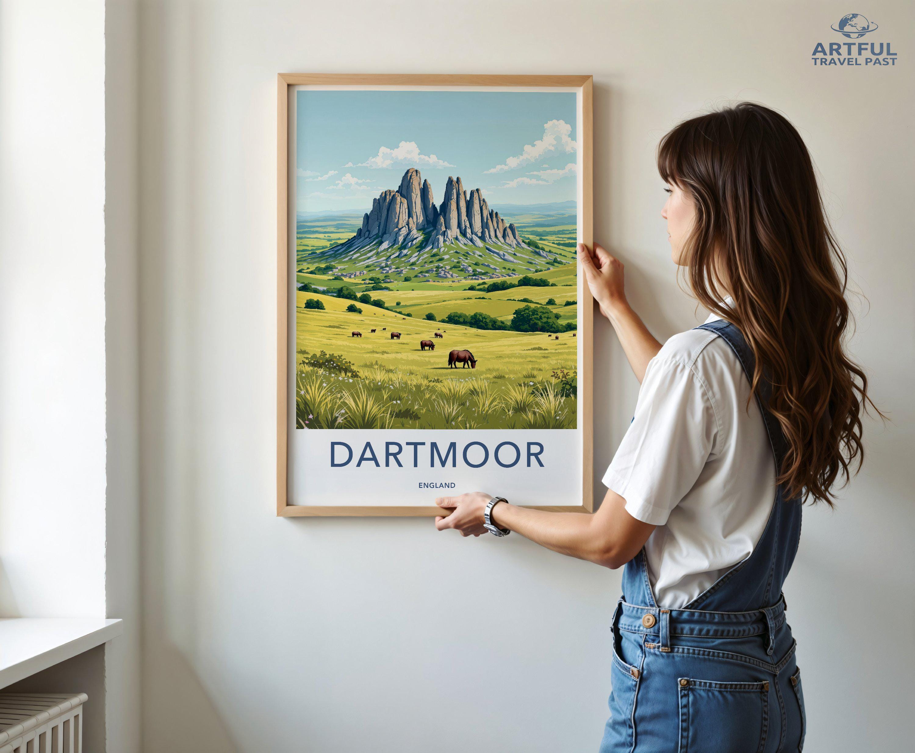 Dartmoor Poster - England Wall Art
