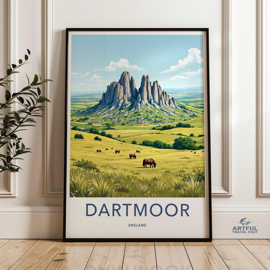 Dartmoor Poster - England Wall Art