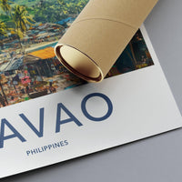 Davao Poster - Philippines Wall Art