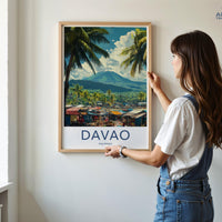 Davao Poster - Philippines Wall Art