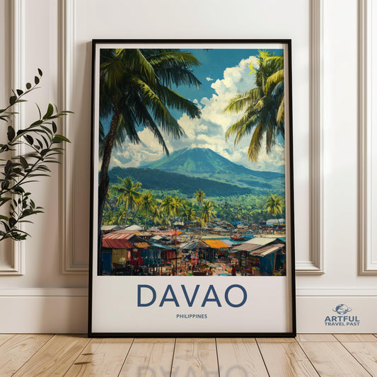 Davao Poster - Philippines Wall Art
