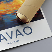 Davao Poster - Philippines Wall Art