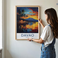 Davao Poster - Philippines Wall Art