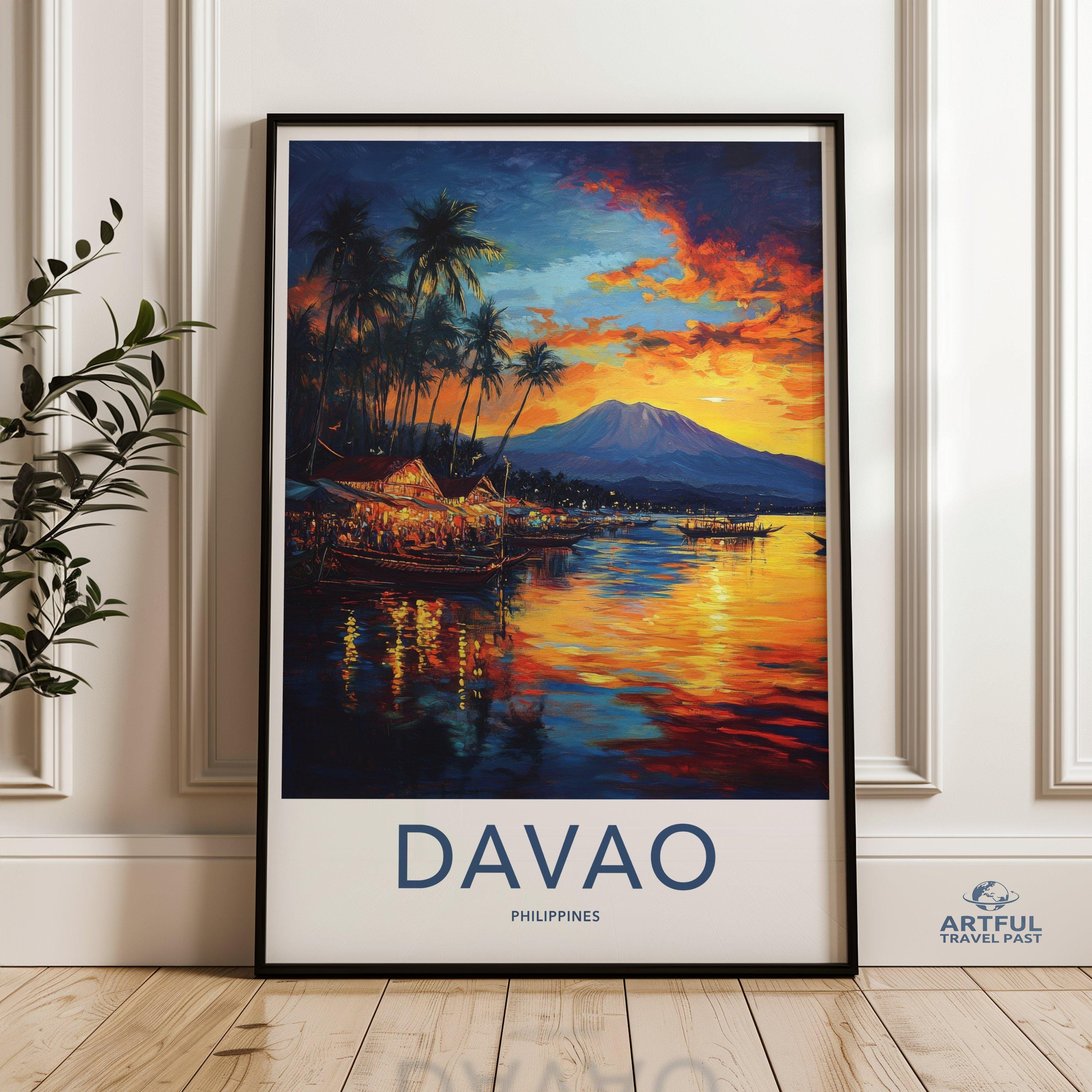 Davao Poster - Philippines Wall Art