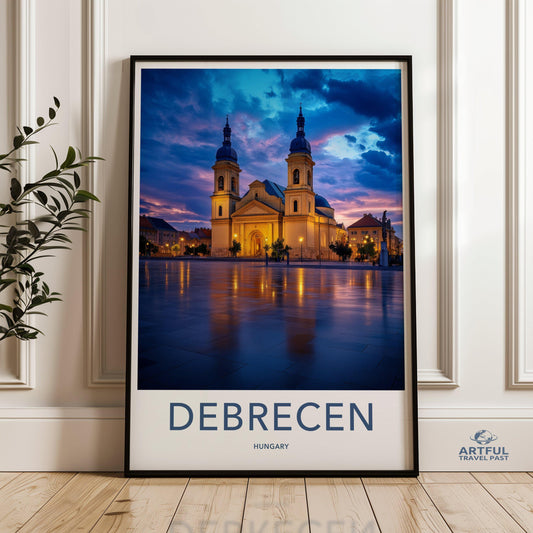 Debrecen Poster - Hungary Wall Art