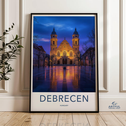 Debrecen Poster - Hungary Wall Art