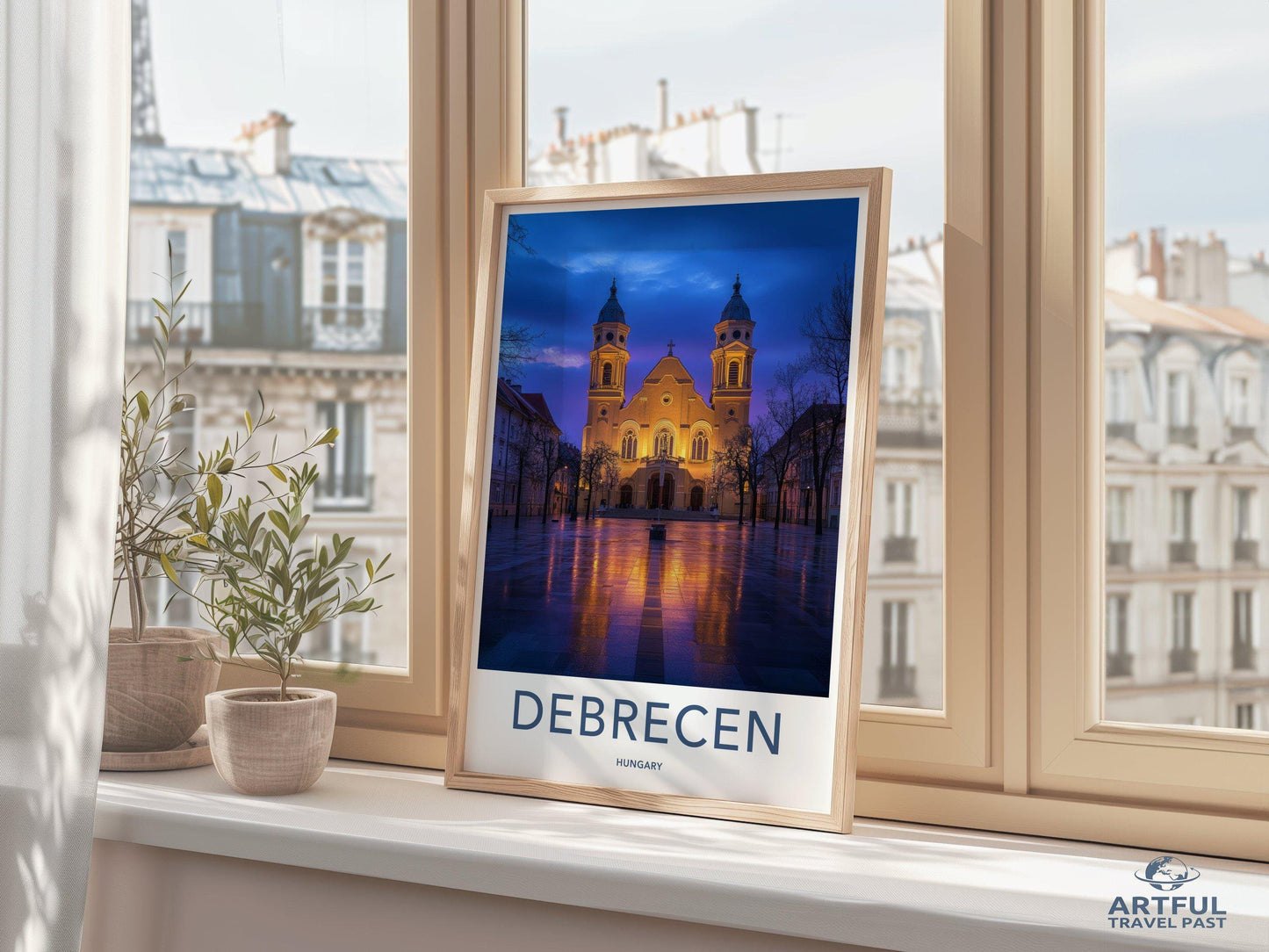 Debrecen Poster | Hungary Wall Art | Eastern Europe Decor