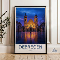 Debrecen Poster | Hungary Wall Art | Eastern Europe Decor
