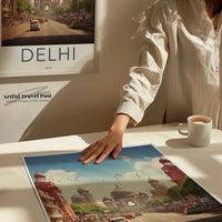 Delhi Poster | Delhi Wall Art | India Decor