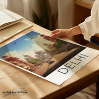Delhi Poster | Delhi Wall Art | India Decor