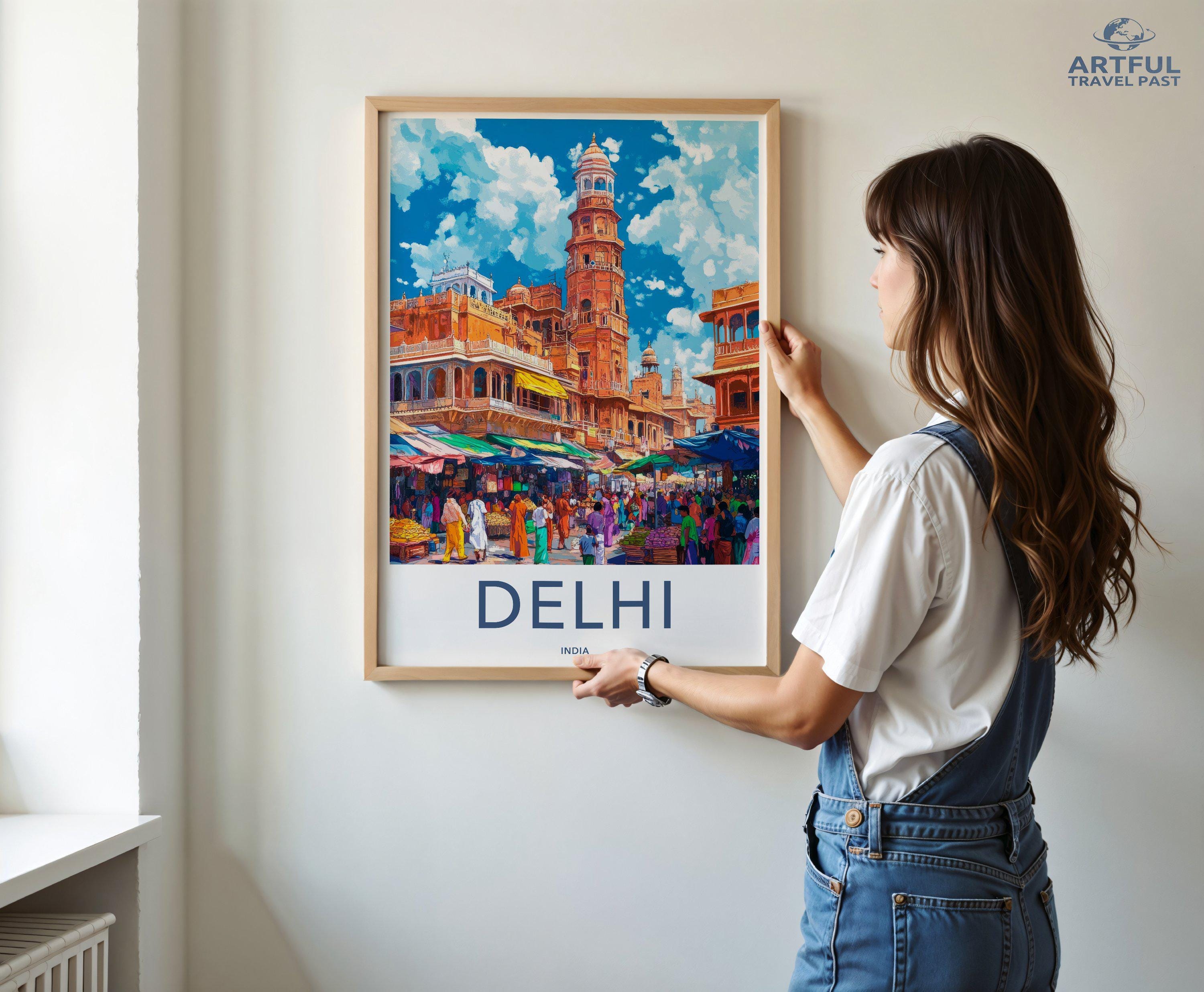 Delhi Poster - India Wall Art