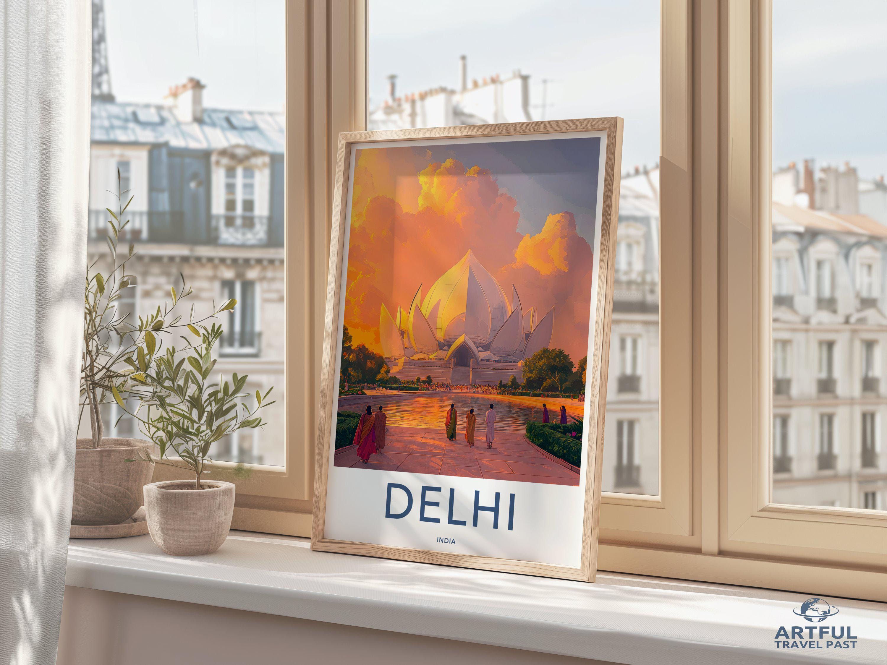 Delhi Poster - India Wall Art