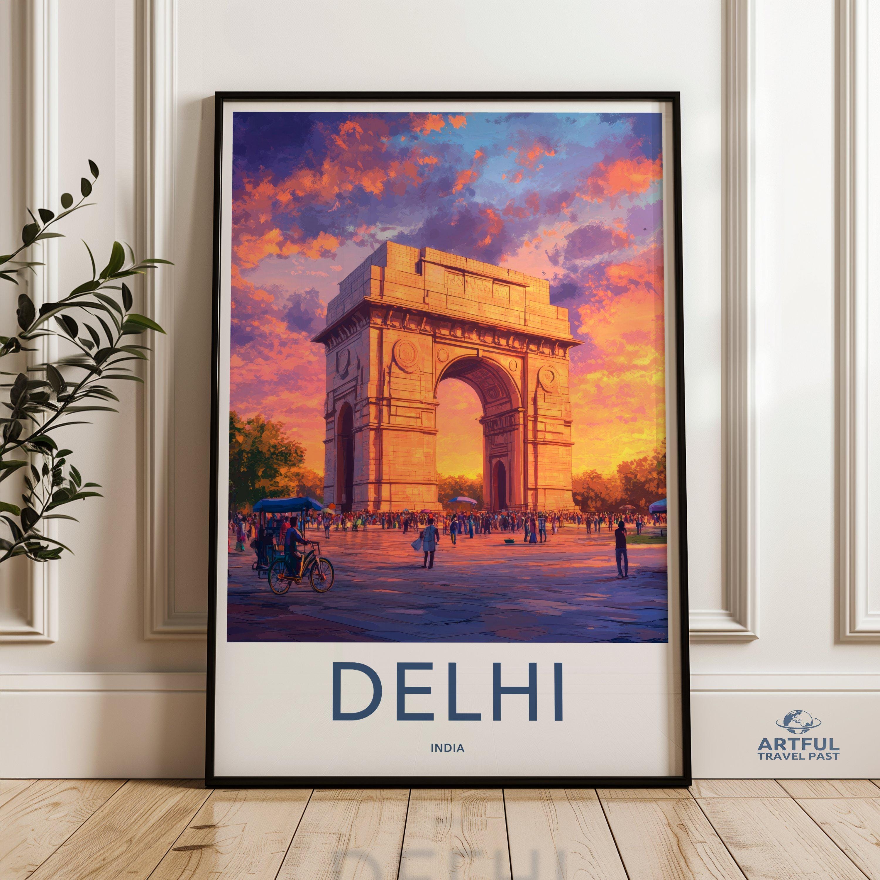 Delhi Poster - India Wall Art