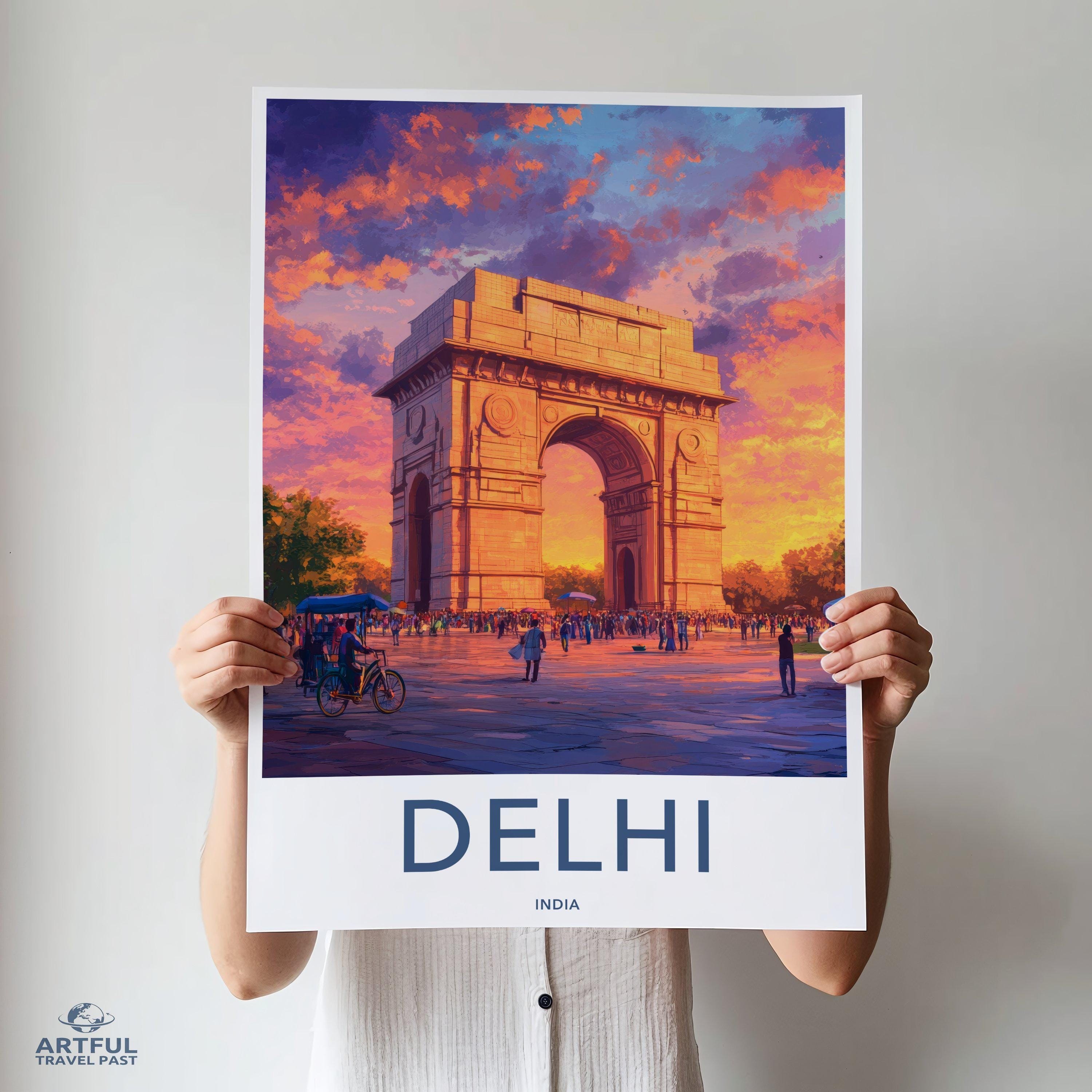 Delhi Poster - India Wall Art