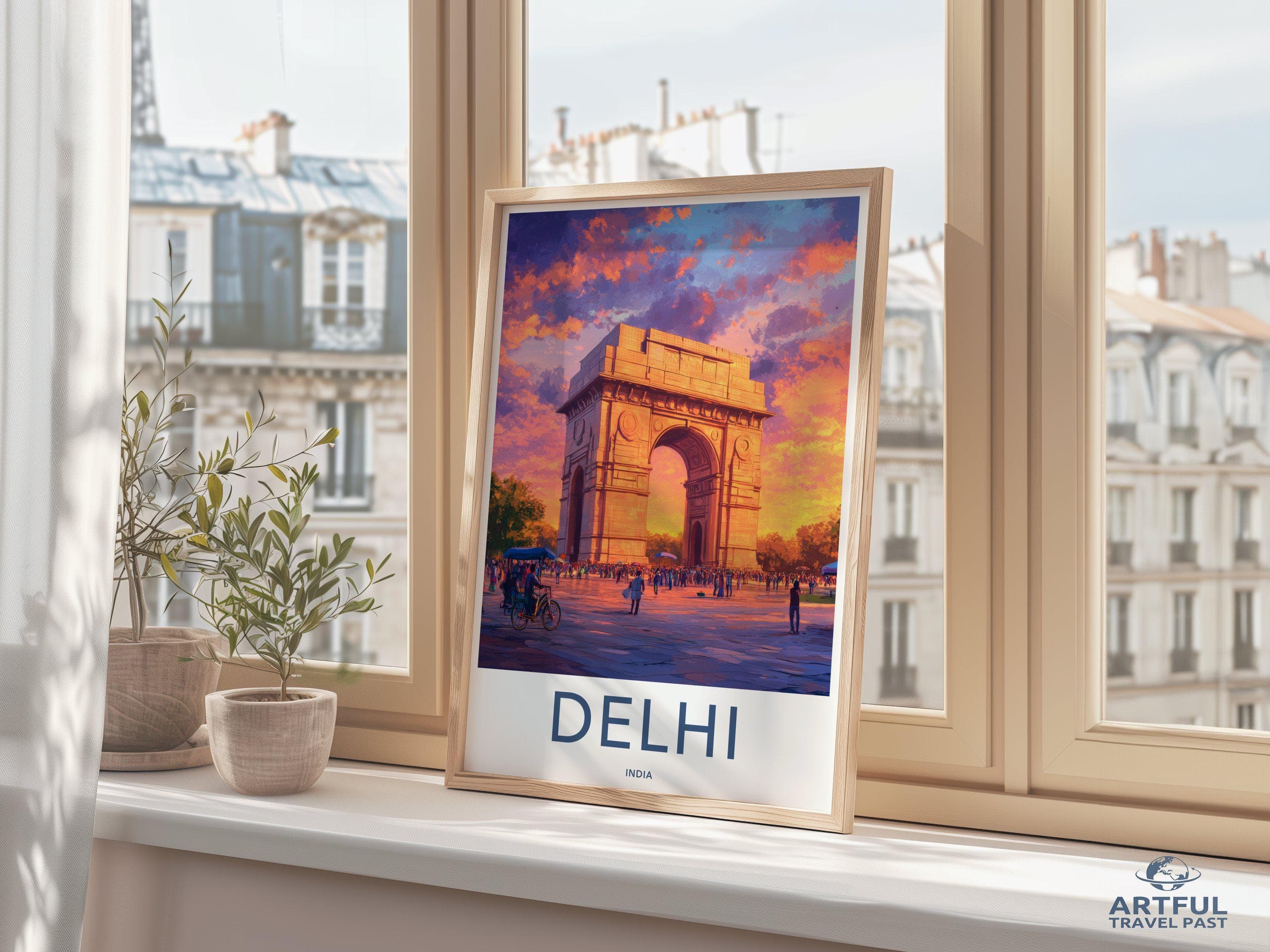 Delhi Poster - India Wall Art