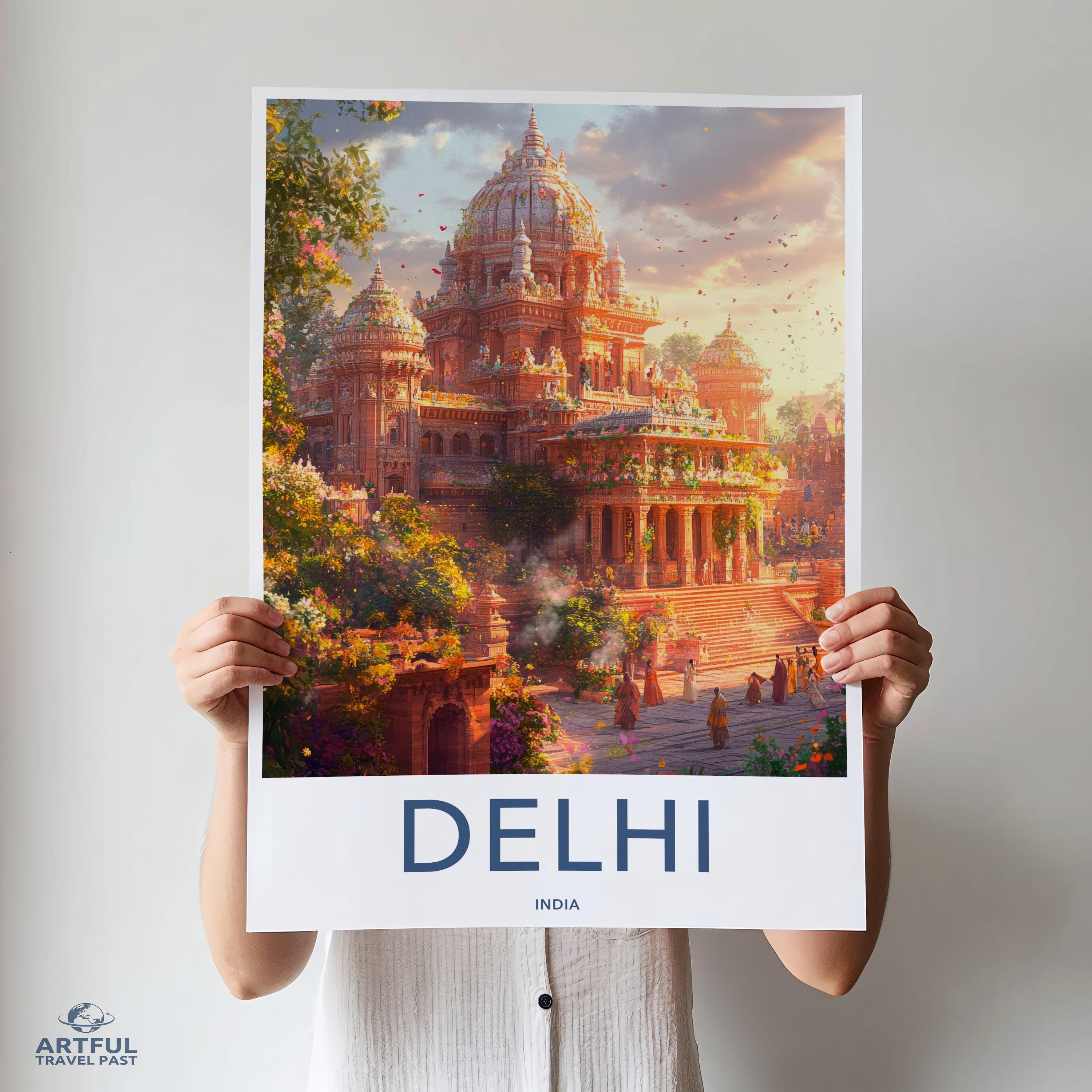 Delhi Poster - India Wall Art