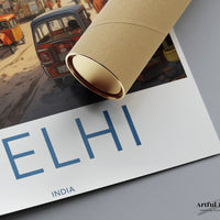Delhi Poster | India Wall Art | South Asia Decor