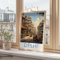 Delhi Poster | India Wall Art | South Asia Decor
