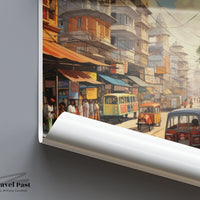 Delhi Poster | India Wall Art | South Asia Decor