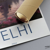 Delhi Poster | India Wall Art | South Asia Decor
