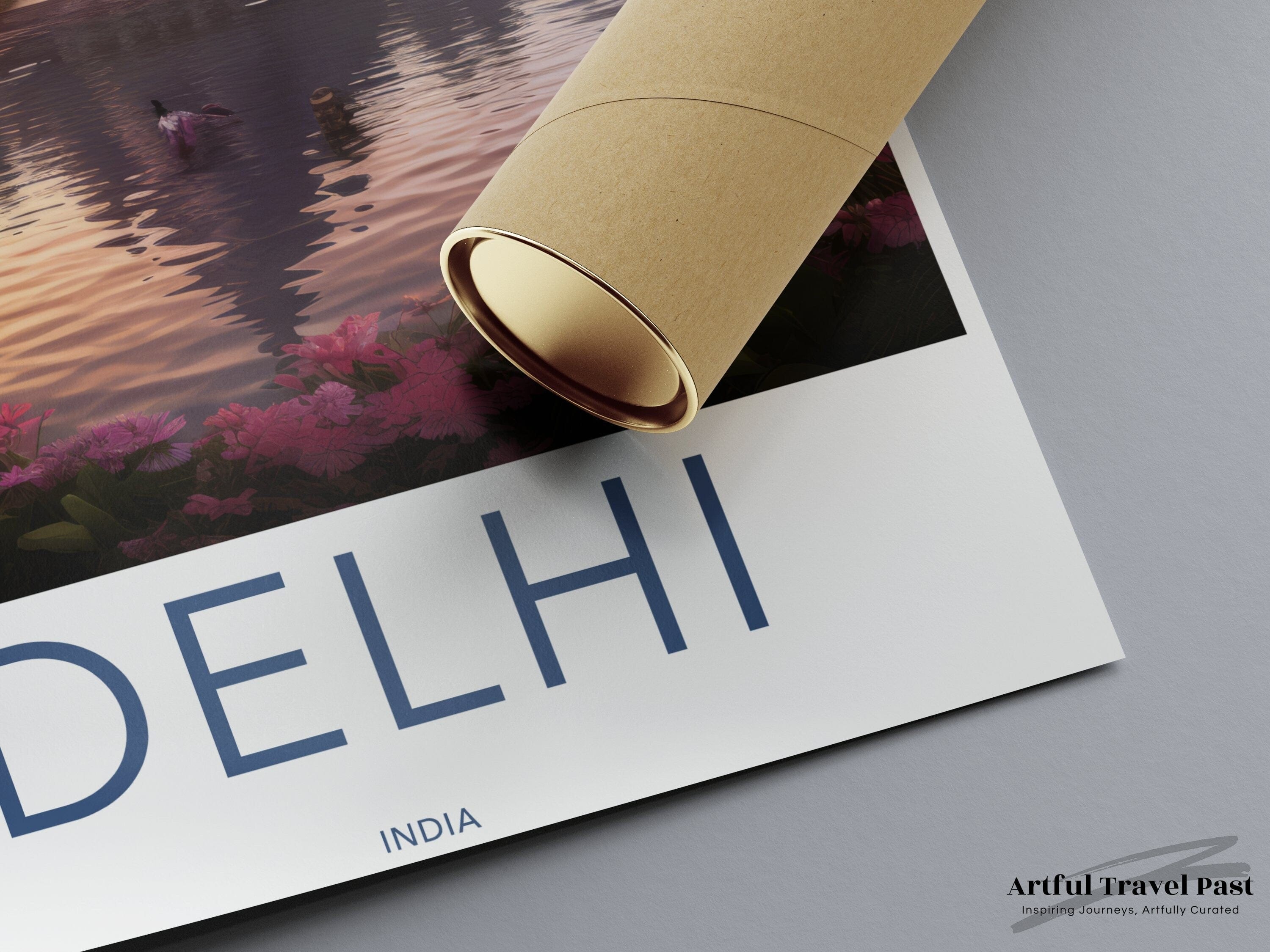 Delhi Poster | India Wall Art | South Asia Decor