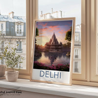 Delhi Poster | India Wall Art | South Asia Decor