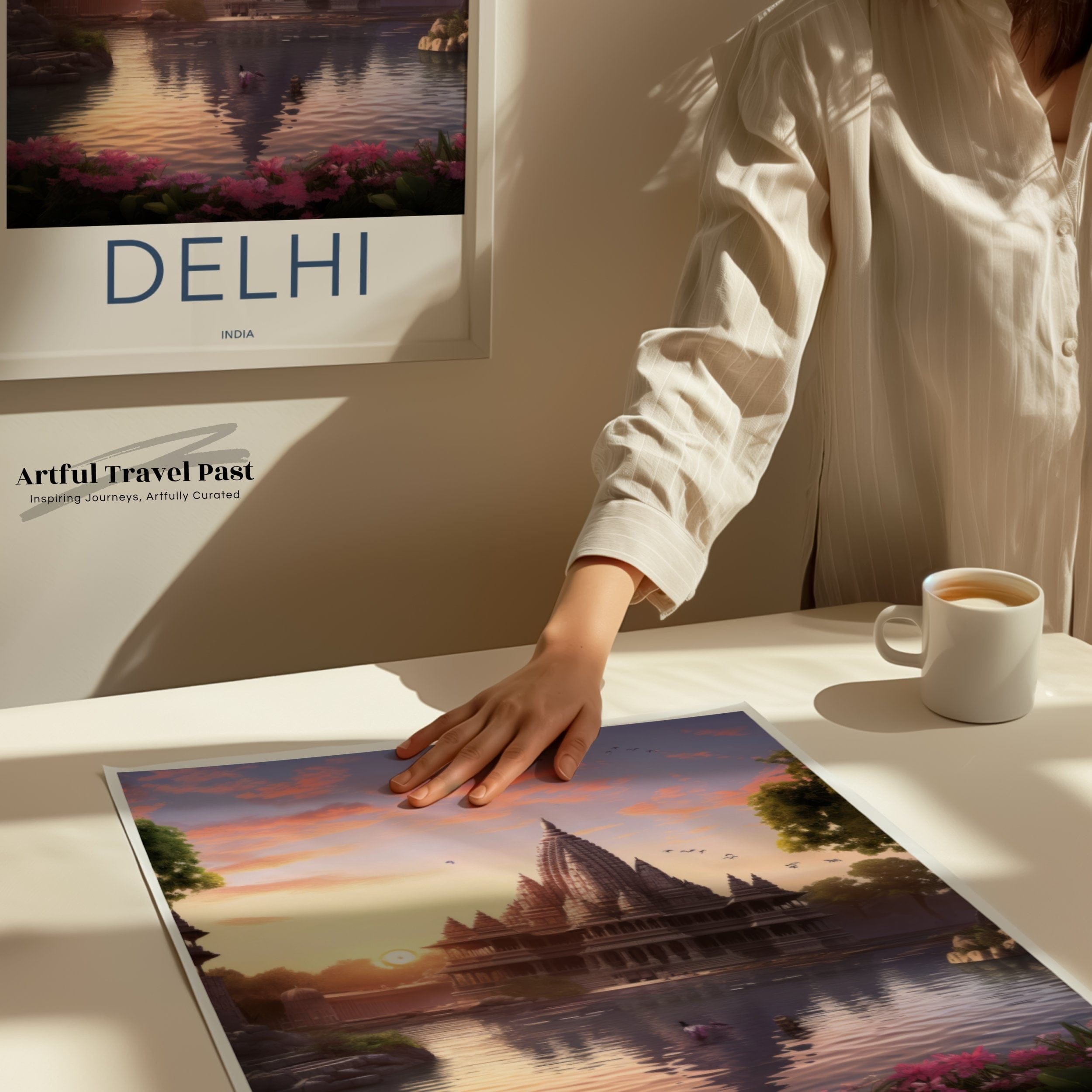 Delhi Poster | India Wall Art | South Asia Decor