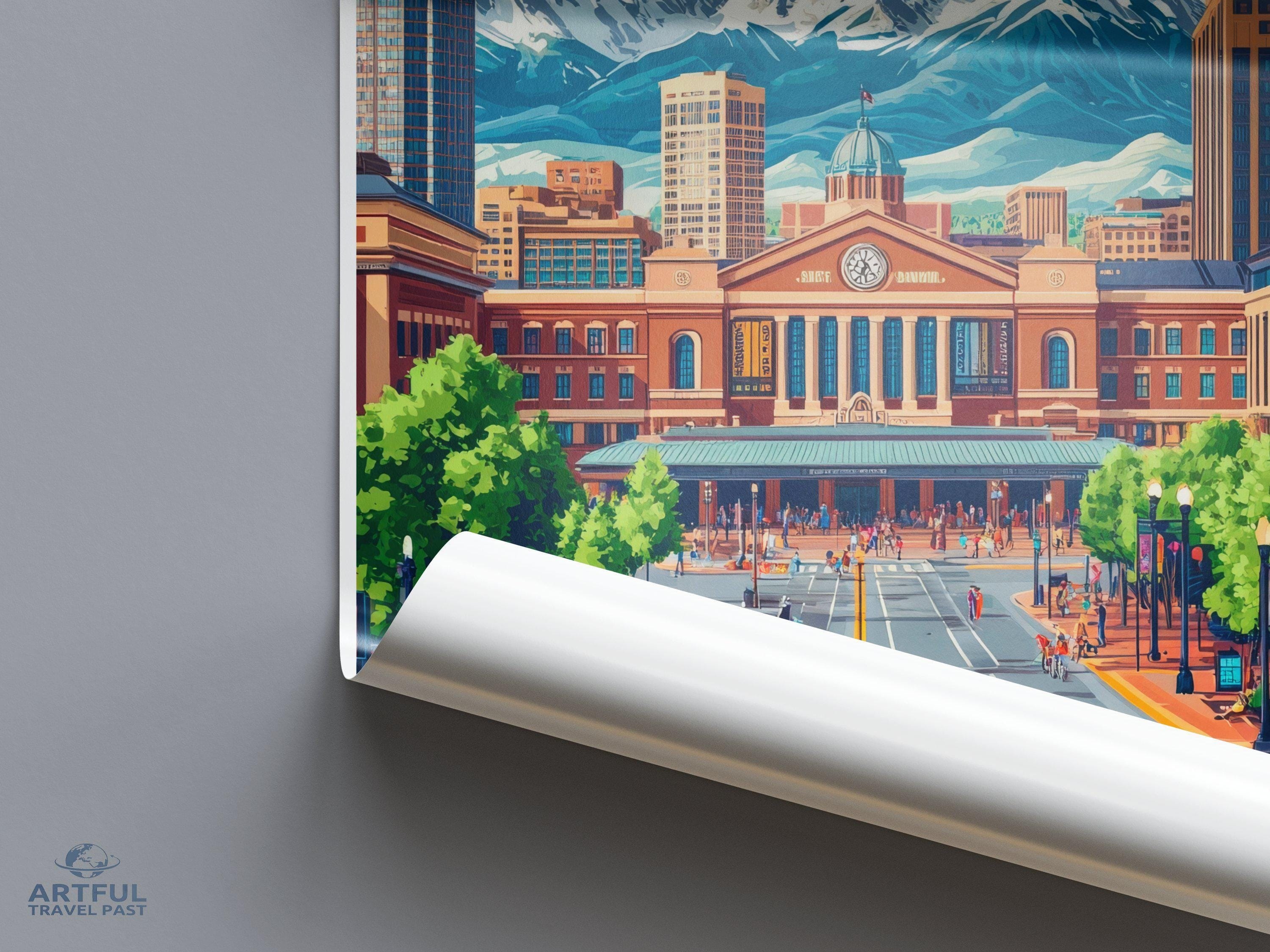 Denver Poster - Colorado Wall Art