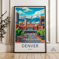 Denver Poster - Colorado Wall Art