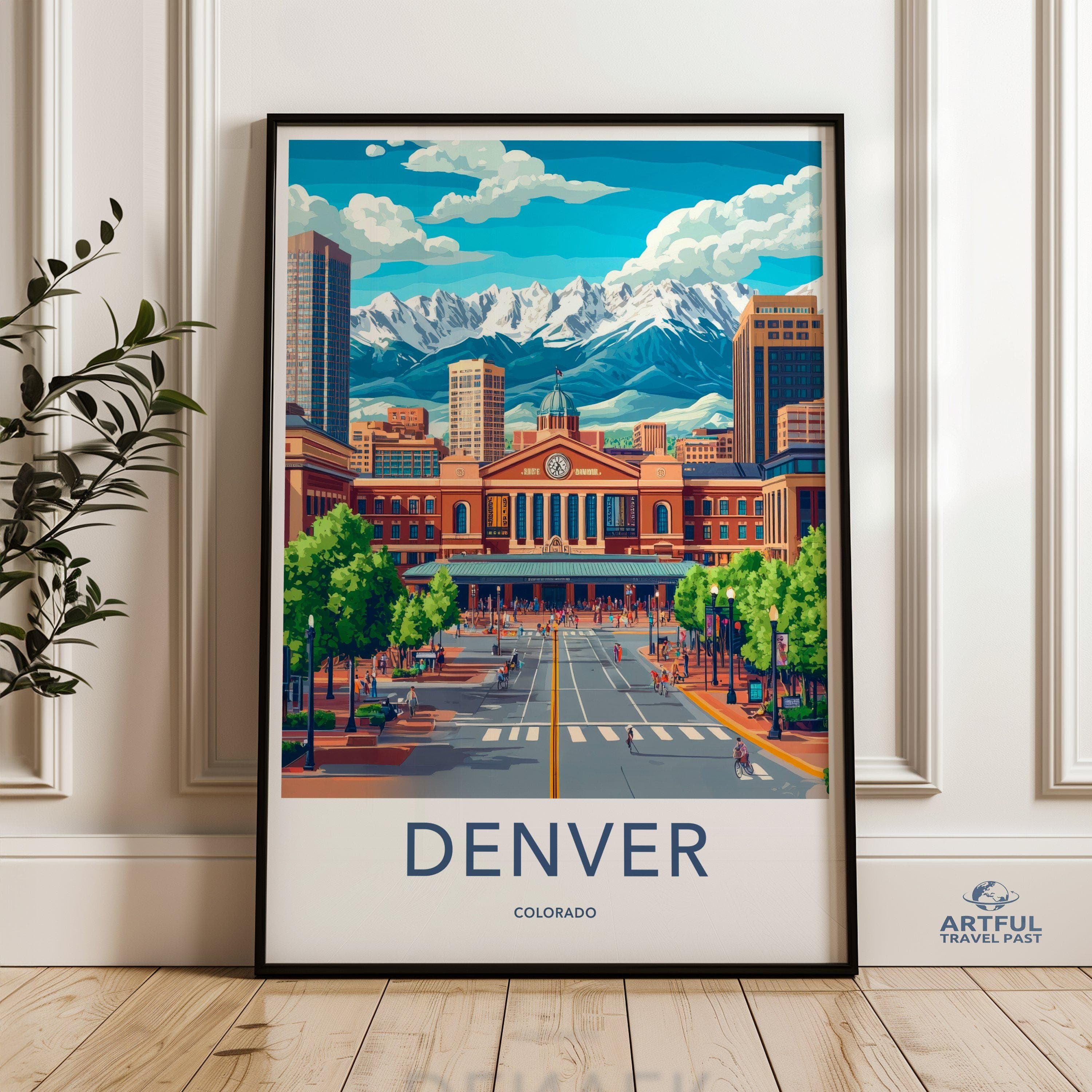 Denver Poster - Colorado Wall Art