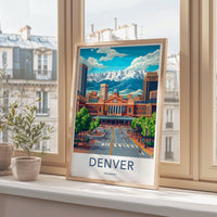Denver Poster - Colorado Wall Art