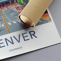 Denver Poster - Colorado Wall Art
