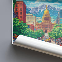 Denver Poster - Colorado Wall Art