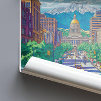 Denver Poster - Colorado Wall Art