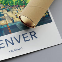 Denver Poster - Colorado Wall Art