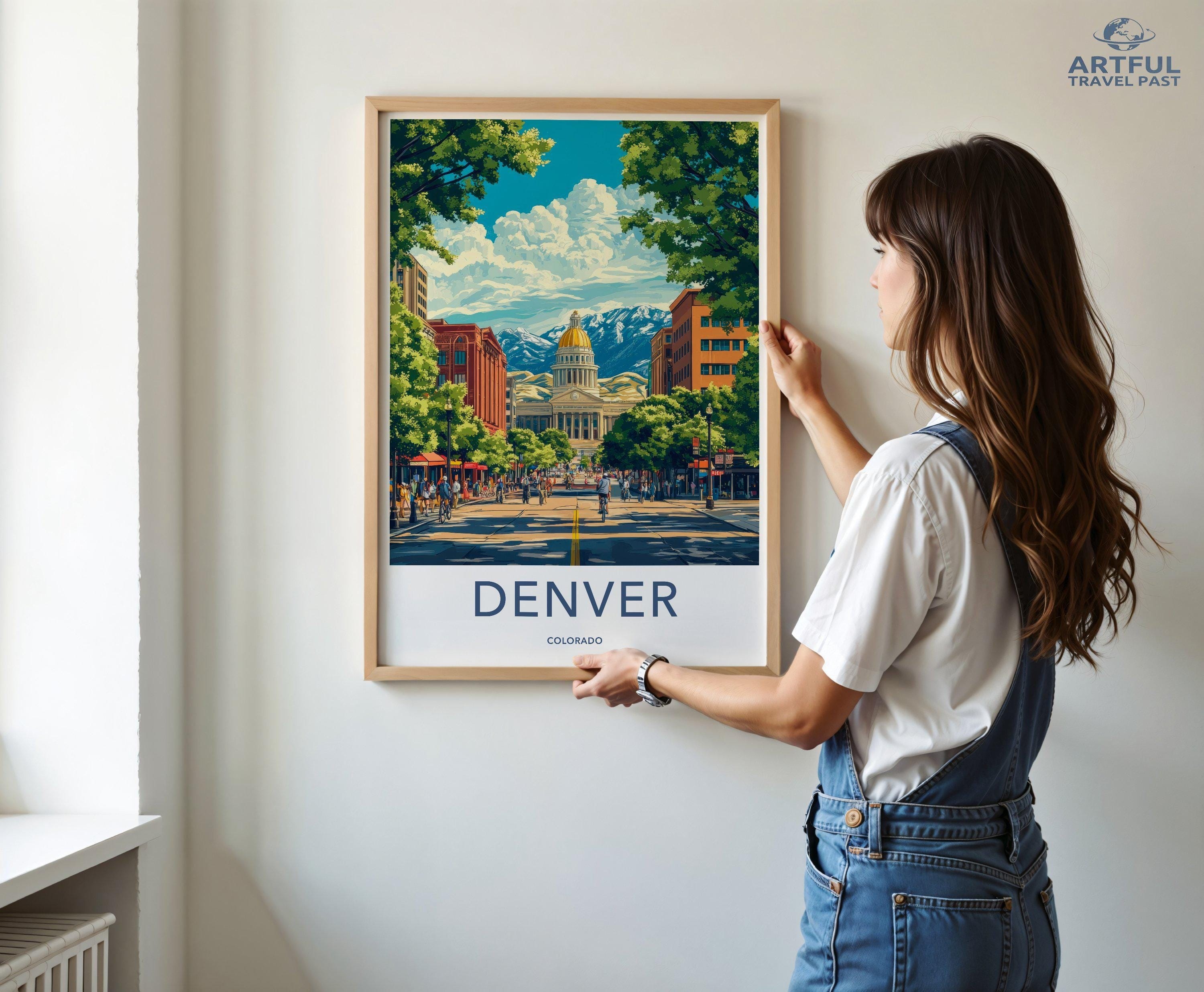 Denver Poster - Colorado Wall Art